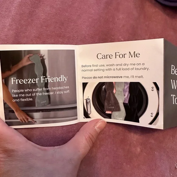 Nodpod Purple weighted Sleep Mask NWT - Picture 13 of 15